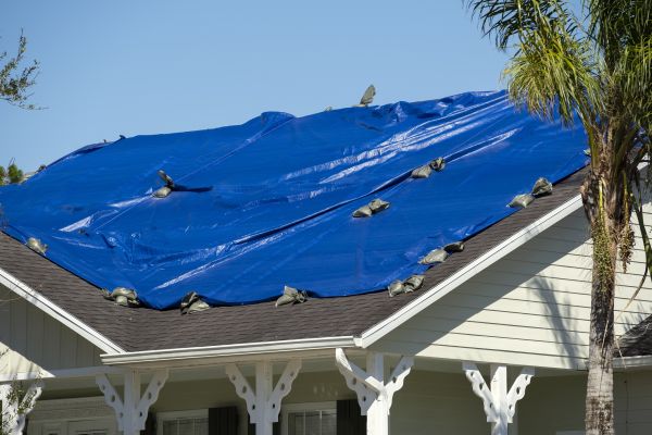 Emergency Roof Tarping Service
