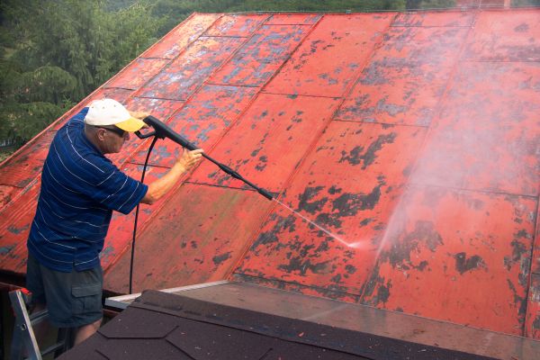 Aluminum Roof Cleaning