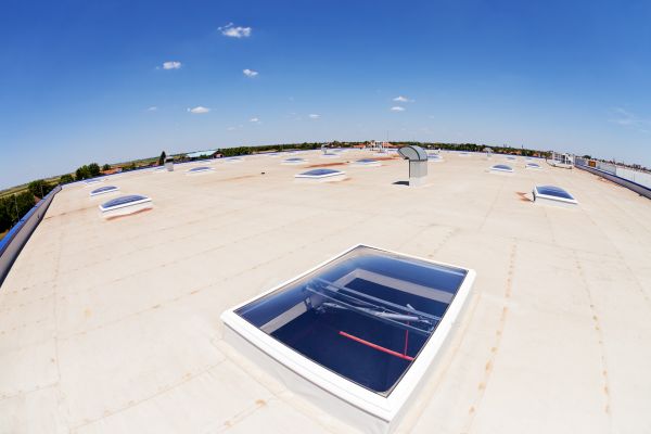 Flat Roof Skylight Cleaning